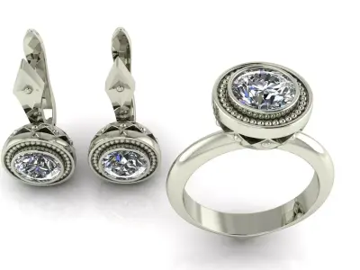 Matching  Jewelry Set 3D print model