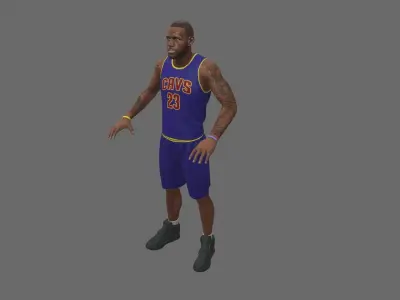 Basketball Player Free 3D model