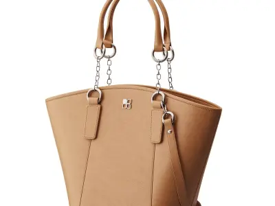 Leather Shoulder Bag Cross 3D model