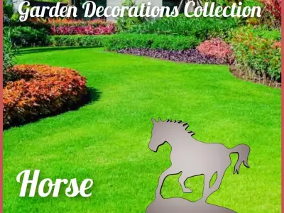 Wonderful Artificial Horse Home and Garden Outdoor Lawn Decor 3D model