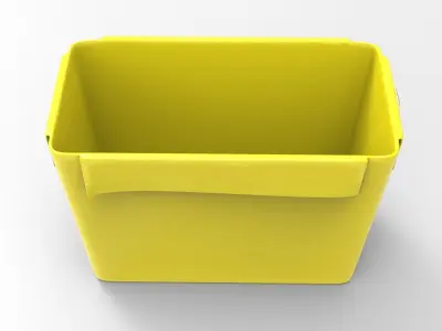 Octo Storage Box Low-poly 3D model
