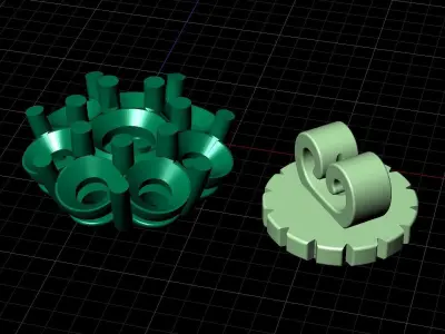 Earrings - 17 - 3D print model