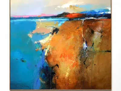 Plaster two square photo frames 18 Low-poly 3D model