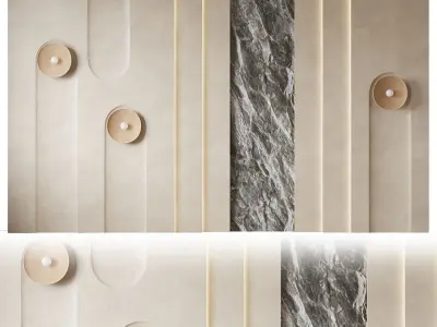 Wall Panle 02 3D model