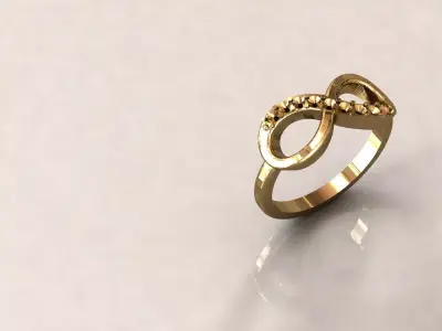 RIng Infinity 11 Free 3D print model