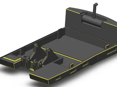 EXCAVATOR sprocket 3D model