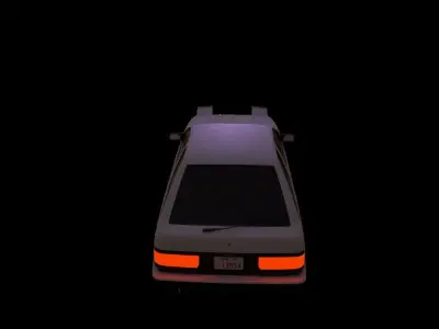 Toyota Trueno AE86 Rigged  3D model