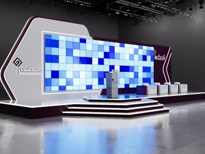 stage design 3D model 3D model