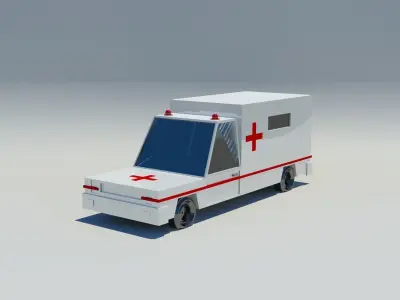ambulance 3D model from CGTrader