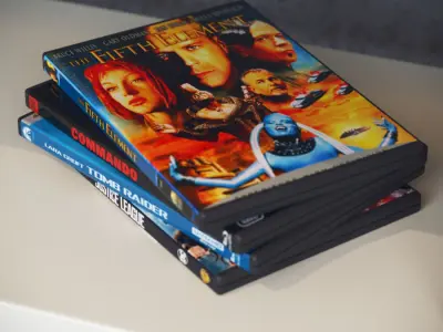 TV shelving with decoration 3D model