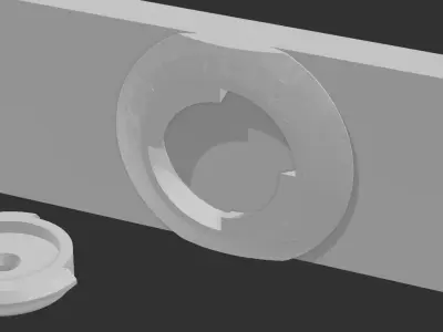 Auto show licence plate holder 3D print model