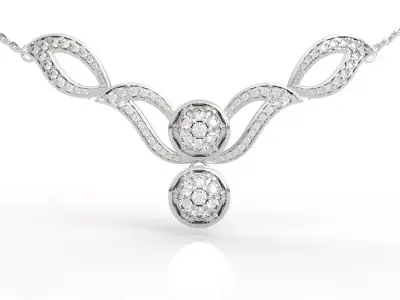 Wing Diamond Pendant 3D print model
