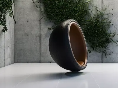 Luxury chair 3D model