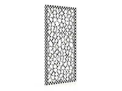 Decorative Pattern CNC Wall Partition 3d Panel 006 Free 3D model