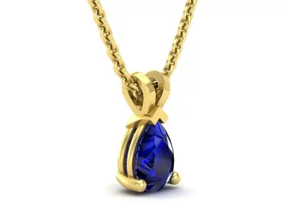 AV 409 Ladies Solitaire pendant 3D print model