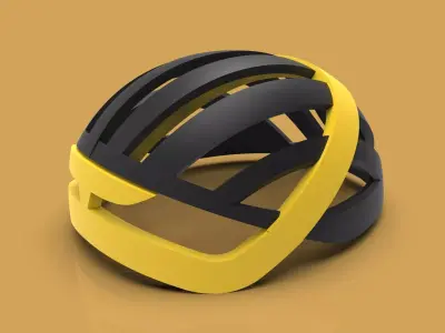 Mountain Bicycle Helmet 3D model