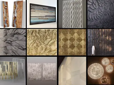 Wall Decoration Collection  Vol 02    28 Items 3D model