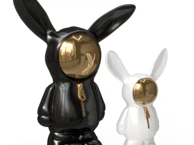 Space Bunny 3D model