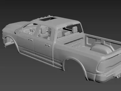 Dodge Ram 2500 2020 Body For Print 3D print model
