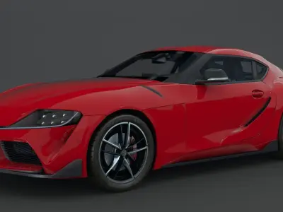 Supra2020 toyota supra sports car 3D model
