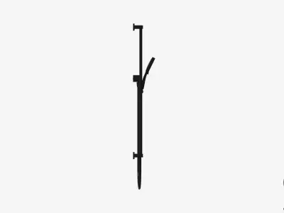 Shower - Rail - Luxury - Sleek - Extended Low-poly 3D model