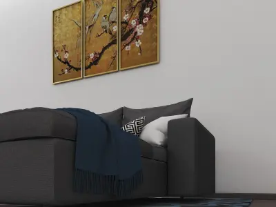 Living Room 3D model