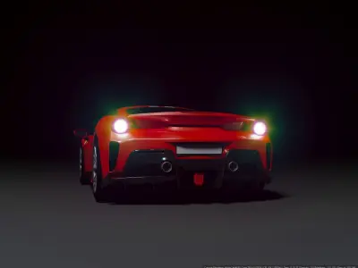 Ferrari 488 3D model