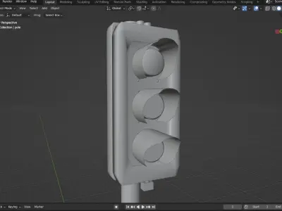 Traffic Light Free 3D model get