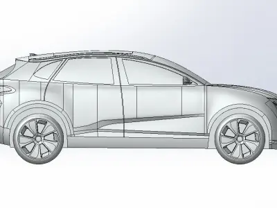 Vinfast VF8 3D print model