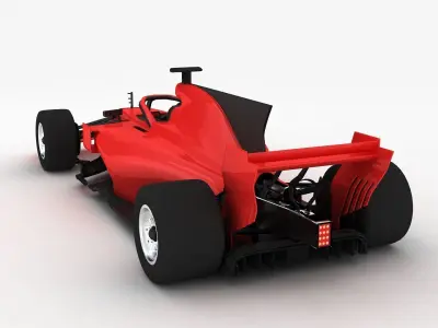 Formula 1 Season 2022 F1 Race Car red 3D model