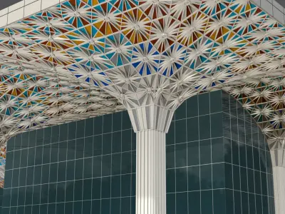 Hazrat Shahjalal Airport Tarminal 3 3D model