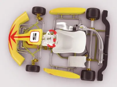 Go-kart go kart 3D model