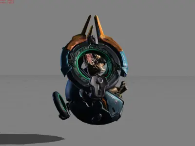 Chip Nexus Engineer Low-poly 3D model