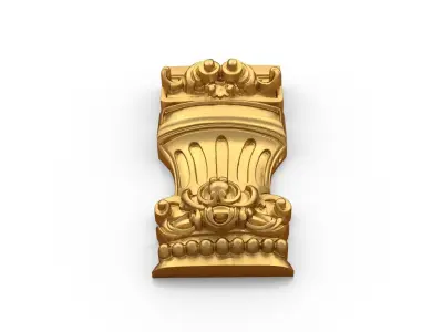 Classic carved decor ornament 478 3D print model