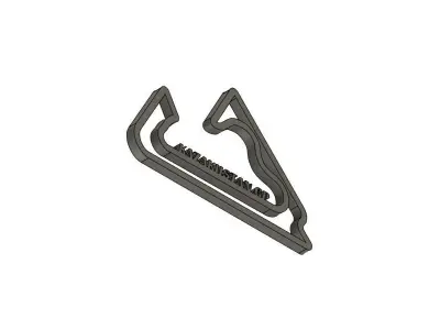 2025 Kazakhstan MotoGP Racing Track 3D print model