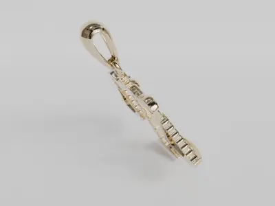 scale pendant 3D print model