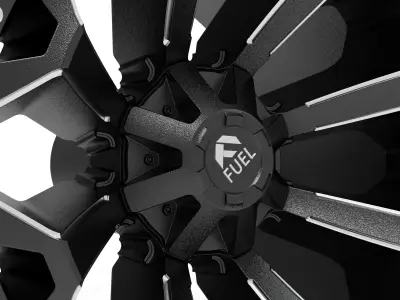 fuel off road ASSAULT wheel 3d print model 3D print model