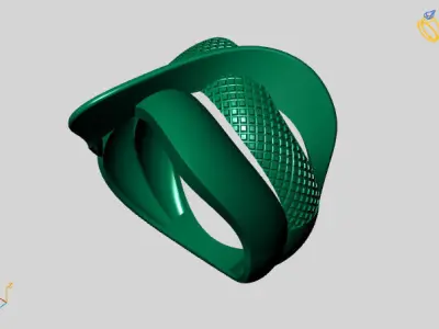 Women Plain Ring STL Models Womens Ring 3dmodels 3D print model 3D print model 19