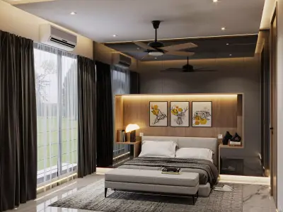 Modern Apartment Interior Detail Scene  3D model