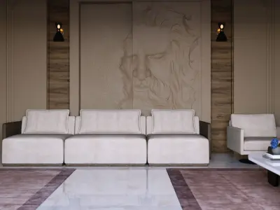 Interior - Livingroom - 020224 3D model