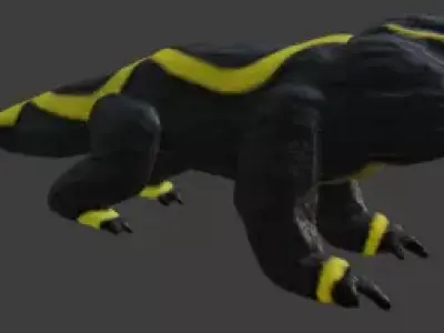 Salamander Dragon 3D model