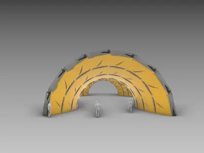 Parametric pavilion 3d model 3D model