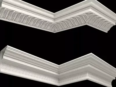 decor molding 01 3D model