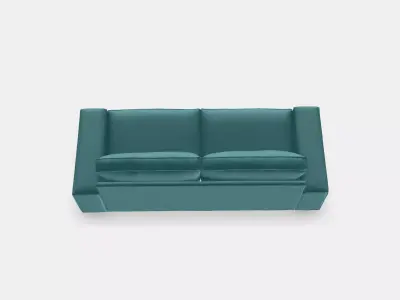 KIVIK 3-sitssoffa Low-poly 3D model