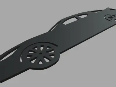 Mazda Rx8 Key Ring 3D print model