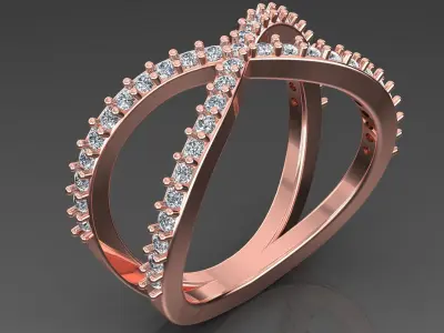 Band Ring 3D print model