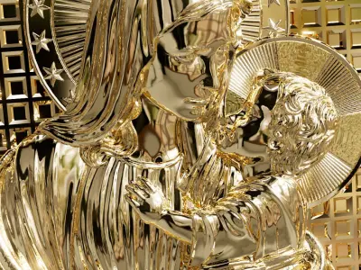 Virgen de fatima 3D print model