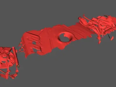 Alfa Romeo Giulia Strut Mounts 3D model