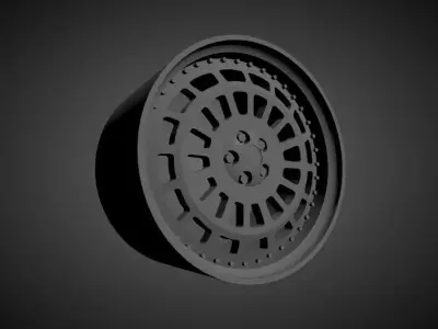 JNC 046 scalable and Printable rim 3D print model