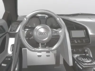 Audi r8 - Car  Low-poly 3D model